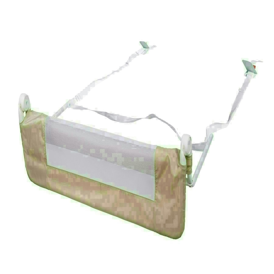 image 1 of Safetots Narrow Bed Rail, Natural 90cm Wide x 40cm Tall, Toddler Bed Guard For Safety