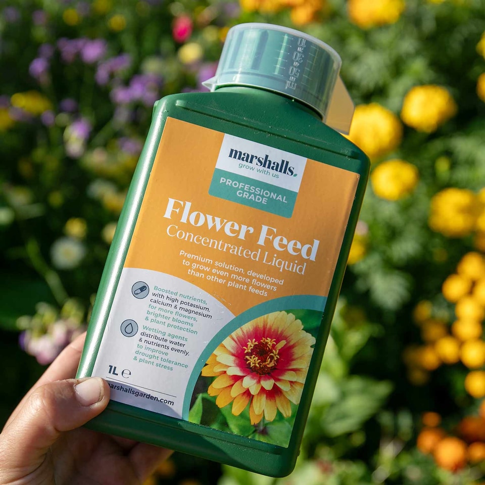 image 1 of Marshalls Garden Organic Liquid Flower Feed 1 Litre