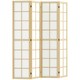image 1 of HOMCOM Indoor Room Partition, 4 Panel Folding Room Divider, 160 x 170cm Brown | White | 160W x 170H x 1.7Dcm