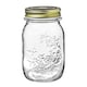 image 5 of Bormioli Rocco Quattro Stagioni Glass Storage Jars - 500ml - Pack of 3