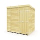 image 1 of 11 x 8 Feet Pent Shed - Double Door Without Windows - Wood - L231 x W329 x H201 cm Brown