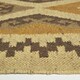 image 4 of Homescapes Ravar Brown and Gold Kilim Runner Wool Rug - 80 x 180 cm | Brown | 80 x 180 cm
