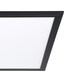 image 4 of EGLO Salobrena 1 Ultra-Slim Modern Black Square LED Ceiling Light WBS Black