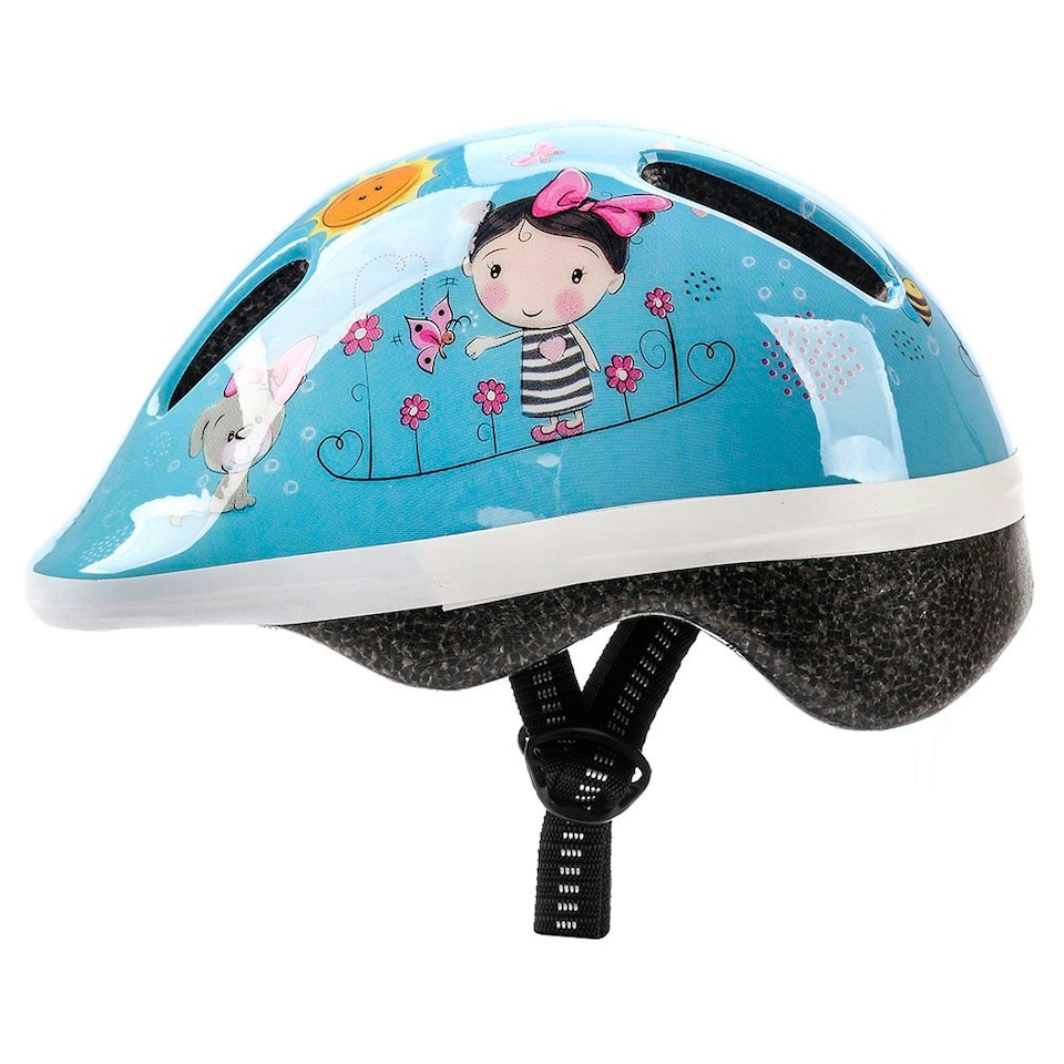 image 1 of Helmet for Kids Toddlers – Lightweight Adjustable Bike Helmet for Boys & Girls – Safety Crash Protection for Cycling, Scooter, Skateboard – MV62 | Blue | Friends | XS