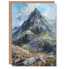 Mountain Landscape Nature Hiking Hike Him Her Birthday Card