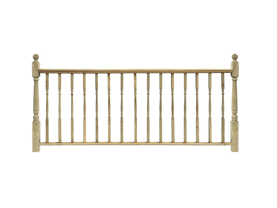 image 1 of eDecks Softwood Handrail System Decking Extension Kit, 2570mm - Square