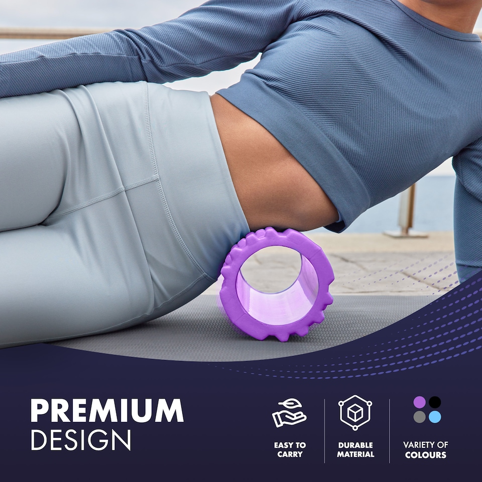 image 1 of Kayman High Density Foam Roller for Deep Tissue Muscle Recovery