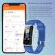 image 4 of Aquarius IP68 Waterproof Bluetooth Fitness Tracker Heart Rate Step Counter Blue