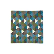 Interiors by Premier Multicoloured Hand Tufted Small Rug, Geometric Pattern Wool Cotton Blend Rug, Soft Underfoot Modern Area Rug Multi