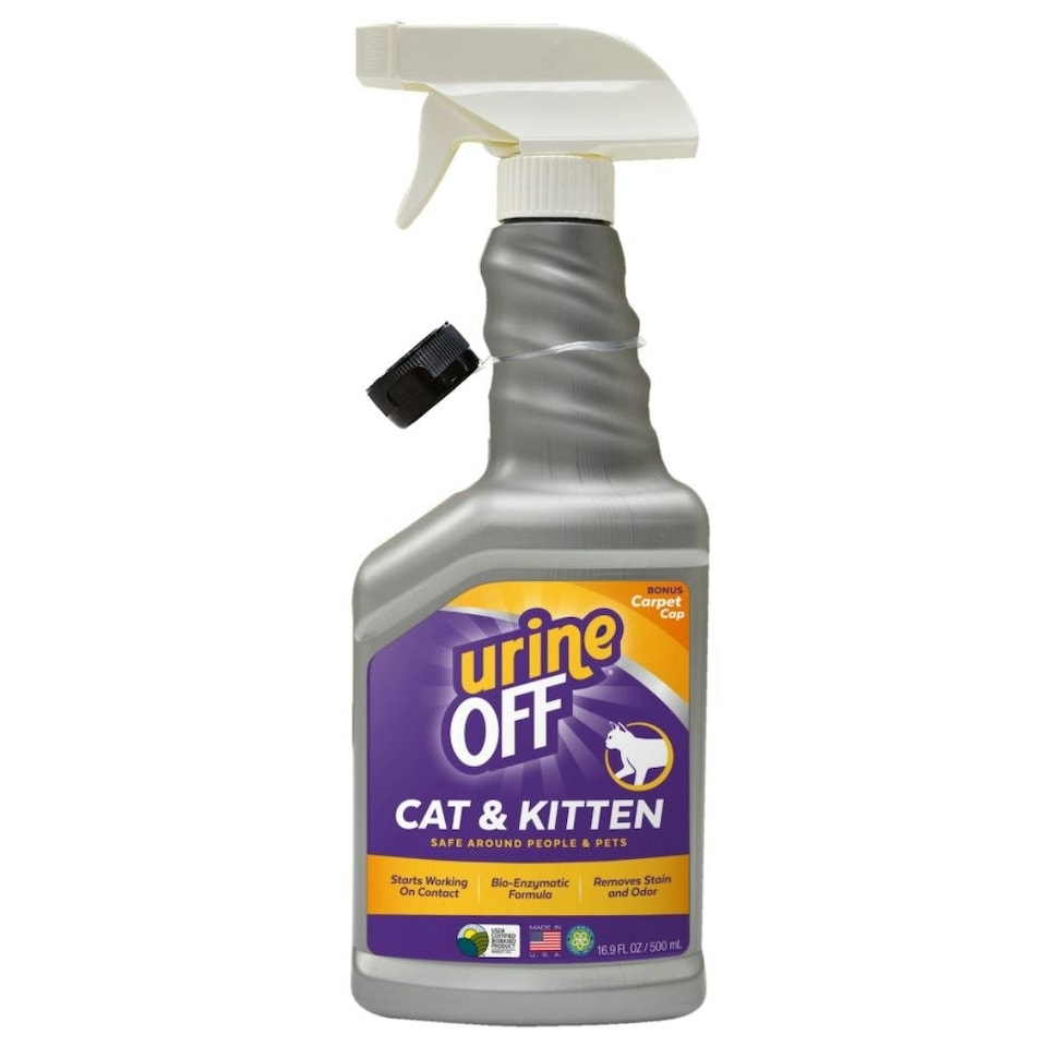 image 1 of Urine Off Cat & Dog Wee Odour & Stain Remover Cleaner Solution - Cat & Kitten Spray 500ml