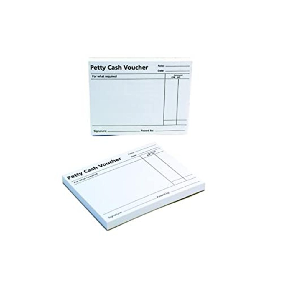 image 1 of Petty Cash Voucher Pad 125x101mm (Pack of 10)