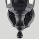 image 2 of ValueLights Pair Of Traditional Style Black Outdoor Security IP44 Rated Wall Light Lanterns