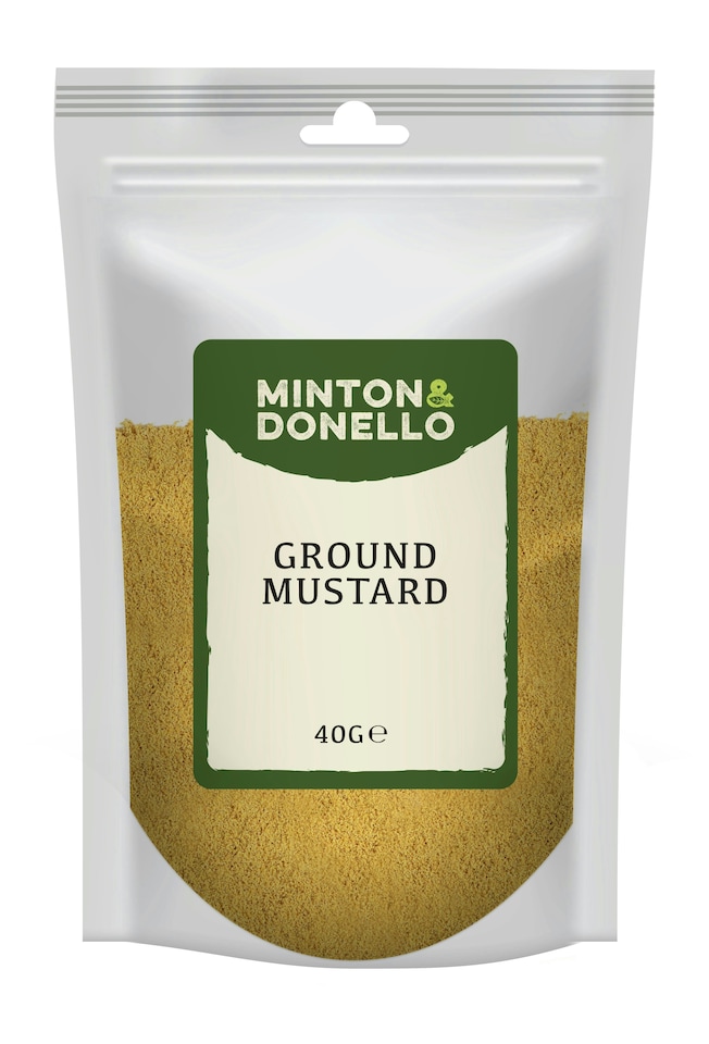image 1 of Minton & Donello Ground Mustard 10 x 40g