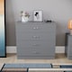 image 4 of Vida Designs Riano 4 Drawer Chest of Drawers Bedroom Storage, Grey