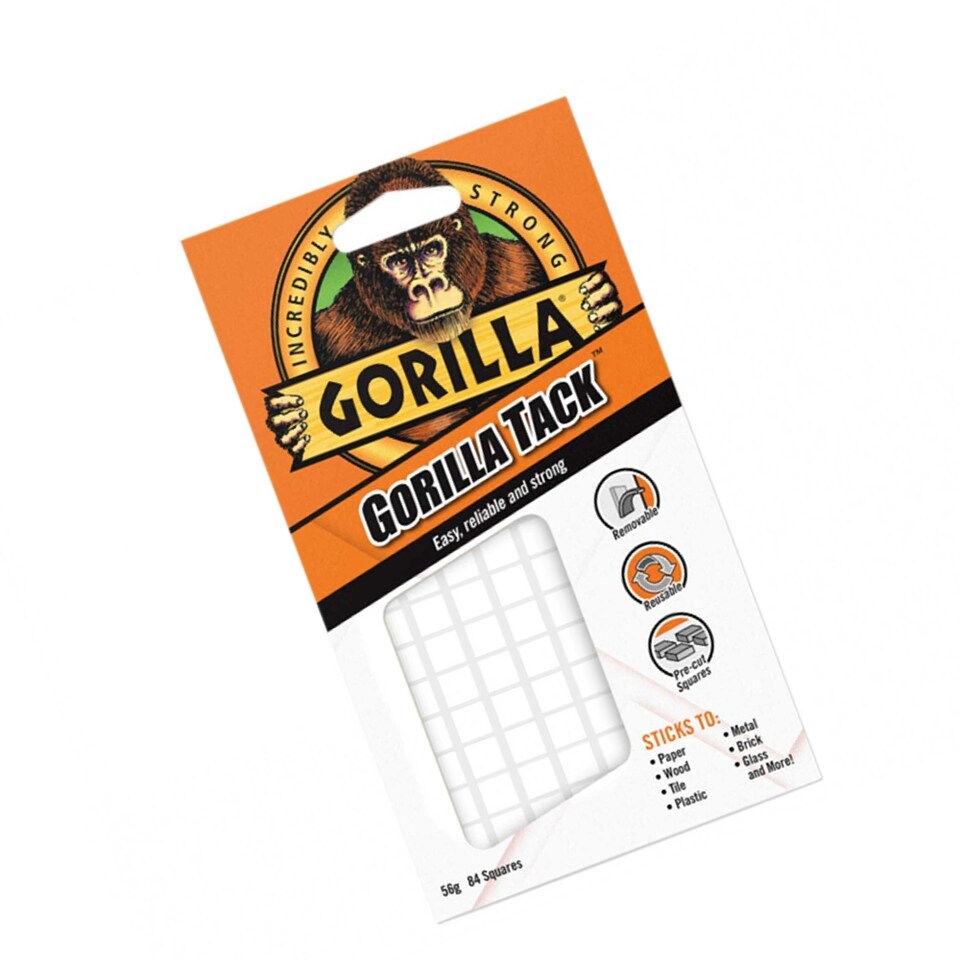 image 1 of Gorilla Glue Gorilla Tack 56g (84 Pieces) | Multi | Multi Colour | 1