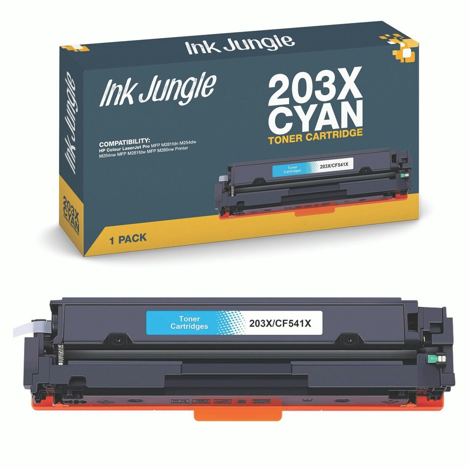 image 1 of Compatible HP 203X Cyan Toner Cartridge Blue