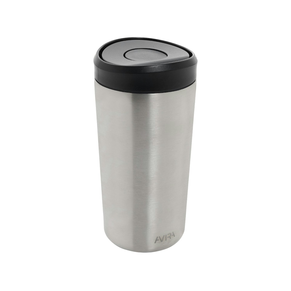 image 1 of Avira Alix Recycled Stainless Steel 400ml Tumbler - Silver - One Size