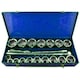 image 1 of 1" Drive Metric Socket And Accessory Set Kit 30mm - 80mm 6 Sided 21pc