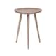 image 1 of Electra Round Solid Mango Wood Side Table for Living Room Bedroom