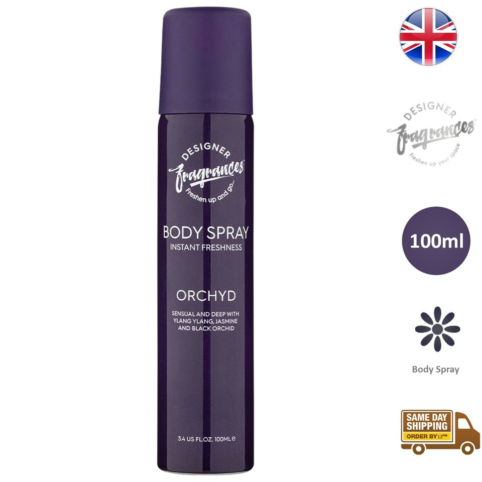 image 1 of Designer Fragrances Body Spray Instant Freshness Orchyd Fragrance 100ml