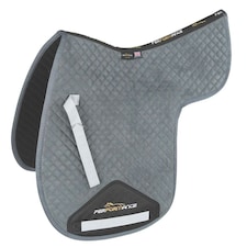 Performance Suede Horse Numnah - Grey - 15in - 16.5in