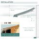 image 8 of Outsunny Garden Sun Shade Canopy Retractable Awning, 4 x 3(m) Green and White 