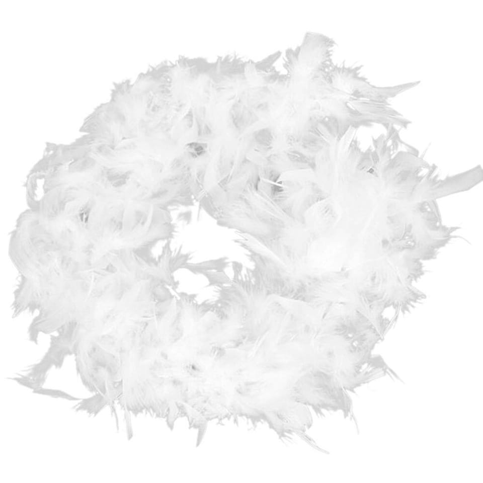 Living and Home Christmas 2M Feather Boa for Party Decoration - White