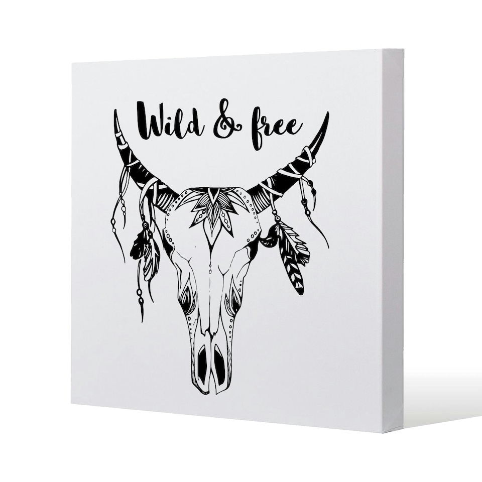 image 1 of Boho chic Fashion (Canvas Print) 61 x 61 x 4cm