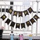 image 3 of Happy Birthday Party Banner Light Blue