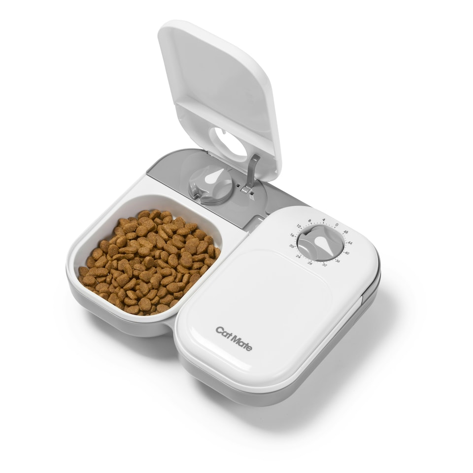 image 1 of Pet Mate Cat Mate C200 2 Meal Automatic Pet Feeder With Ice Pack