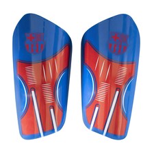 FC Barcelona Childrens/Kids Team Slip-In Shin Guards - Red/Blue/White - 10-11 Years
