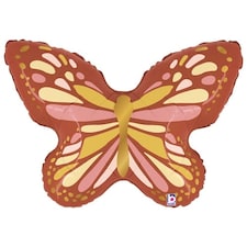 Boho Butterfly Foil Helium Giant Balloon 89cm / 35 in