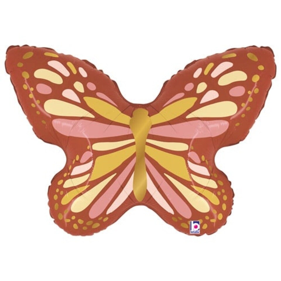 Boho Butterfly Foil Helium Giant Balloon 89cm / 35 in