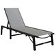 image 1 of Outsunny Folding Sun Lounger Set of 2, 5-Position Reclining Sun Bed 