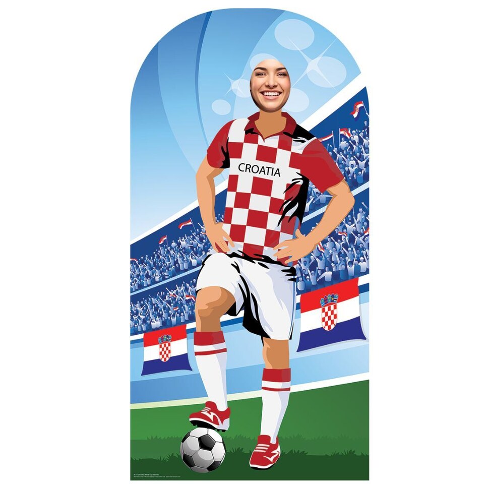 image 1 of Croatia Football Stand-In Cardboard Cutout 190cm