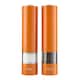 image 3 of Cooks Professional Electric Salt & Pepper Mill Set with Bamboo Base | Adjustable Grind Settings | Simple One-Button Operation | Orange