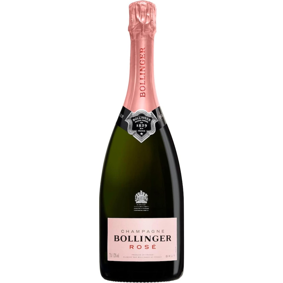 image 1 of Bollinger Rose with 2x Elizabeth Glasses
