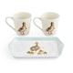 image 3 of Wrendale Designs Lovely Mum Porcelain Mug & Melamine Tray Set | Multi | 3