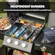image 5 of Outsunny 9.5 kW Gas Barbecue with 3+1 Burner, Storage Cabinet and Shelves