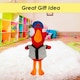image 8 of Baseball Goose Goose Duck Soft Toy Cute Plushie Huggable Cuddly 23cm Red