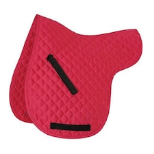 Performance Lite Horse Numnah - Red - 14in - 14in