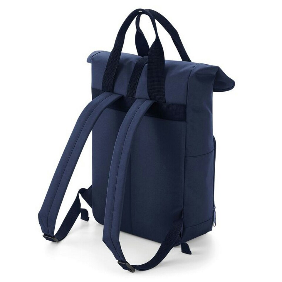 image 1 of Bagbase Roll Top Twin Handle Backpack - Navy Dusk - One Size