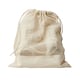 image 1 of Nutshell Cotton Drawstring Bag - Natural - One Size