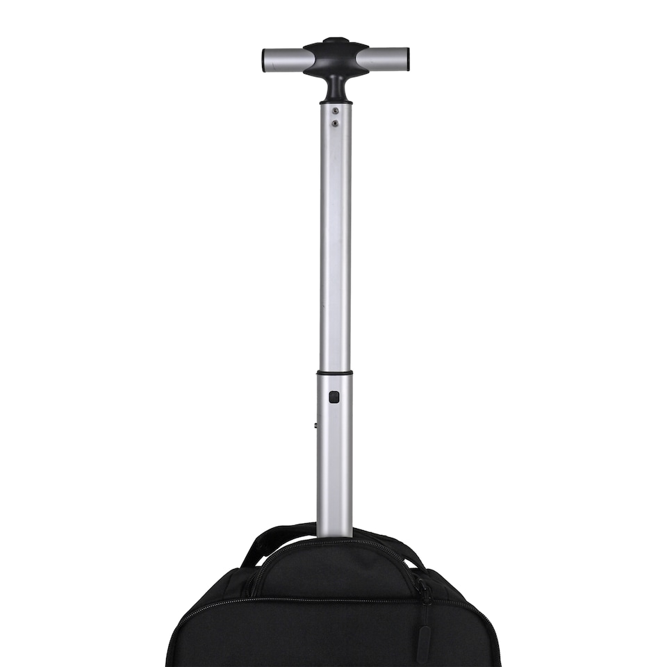 image 1 of Rolling Travel Backpack with Wheels – Lightweight Nylon Cabin Bag with Laptop