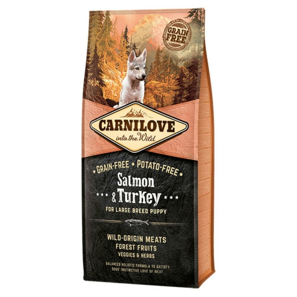 Carnilove Large Breed Puppy Food Salmon & Turkey 12kg
