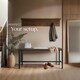 image 7 of Pair of Benches Fairfield 108 x 32.5 x 50 cm Brown | Dark