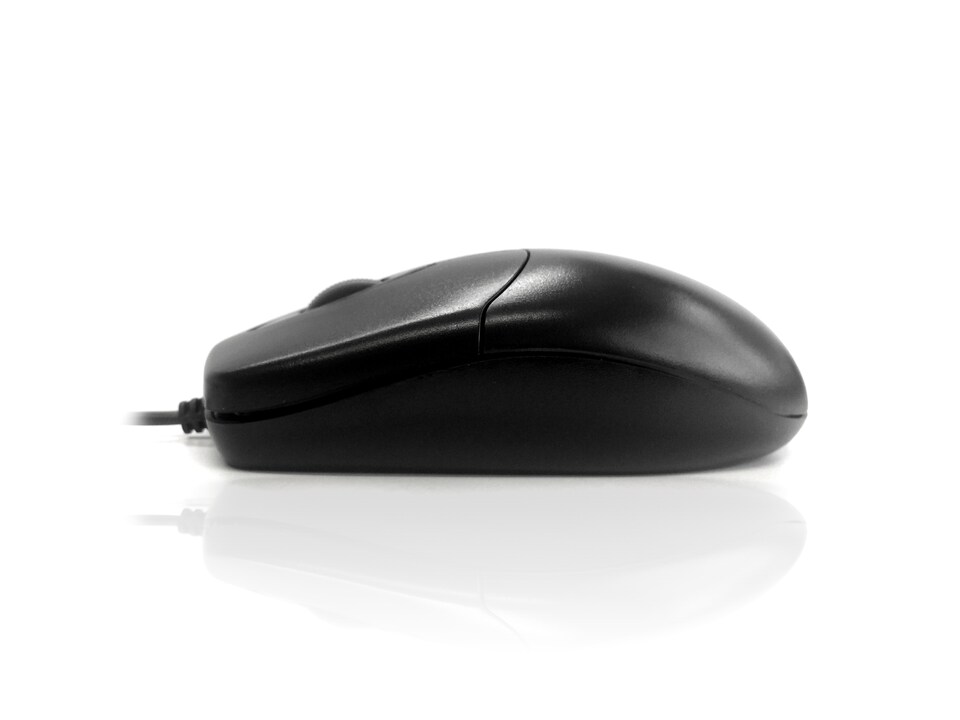 image 1 of Accuratus 3331 Mouse - USB 1000dpi Optical Full Size Professional Mouse - Black