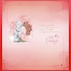 image 2 of Bear With Bouquet Girlfriend Valentine's Day Card