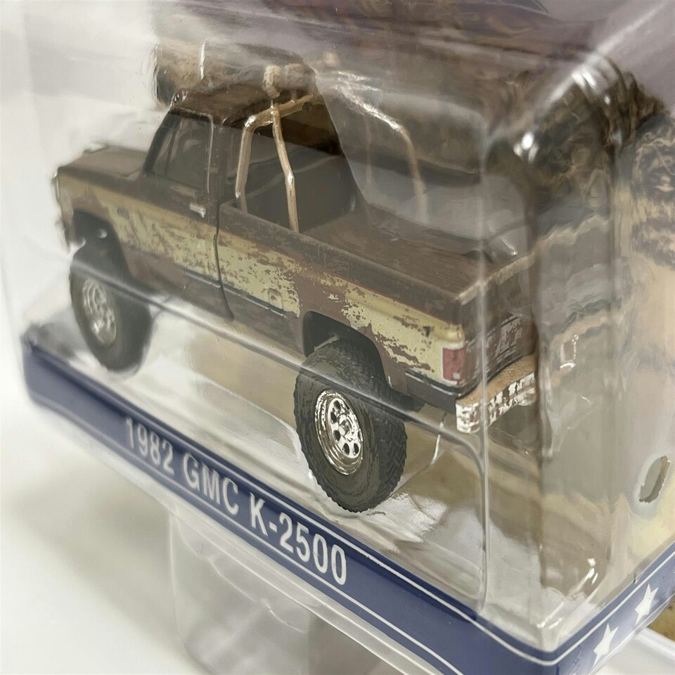 image 1 of Fall Guy 1982 GMC K 2500 Weathered 1:64 Scale Greenlight 44965F