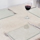 image 5 of Harbour Housewares Glass Placemats - 30 x 20cm - Clear - Pack of 6 | Clear | Clear